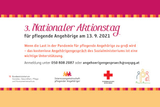 Einleitungsbild für 3. Nationaler Aktionstag für pflegende Angehörige am 13. 9. 2021